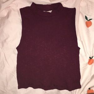 Ribbed sleeveless turtleneck ⭐️